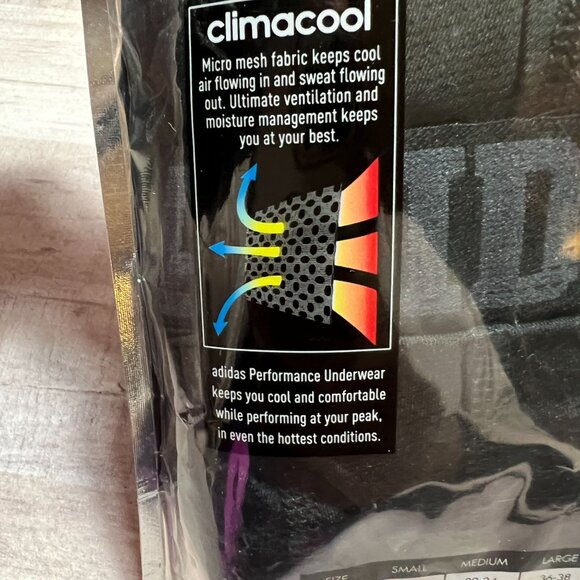 Adidas Mens Climacool 9" Midway Micro Mesh Underwear M (32-34) 2-Pack - Picture 4 of 8